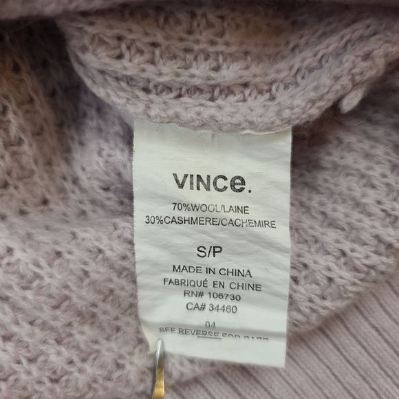 Vince Cashmere Wool Blend Sweater size S - Picture 5 of 6